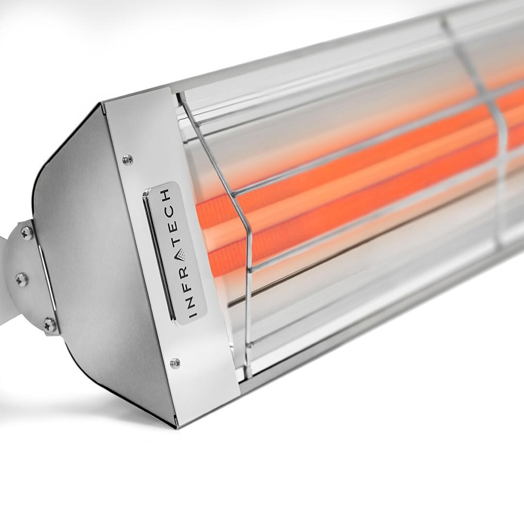 Infratech WD3024SS 33-in WD-Series Dual Element Electric Patio Heater - 3000 Watts - Stainless Steel - Detail thumbnail