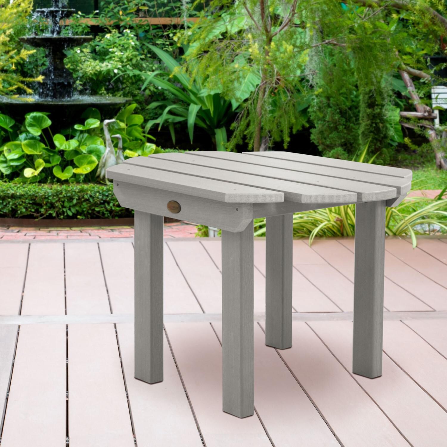 Lakeview Paradise Key Side Table - Harbor Gray - Side thumbnail