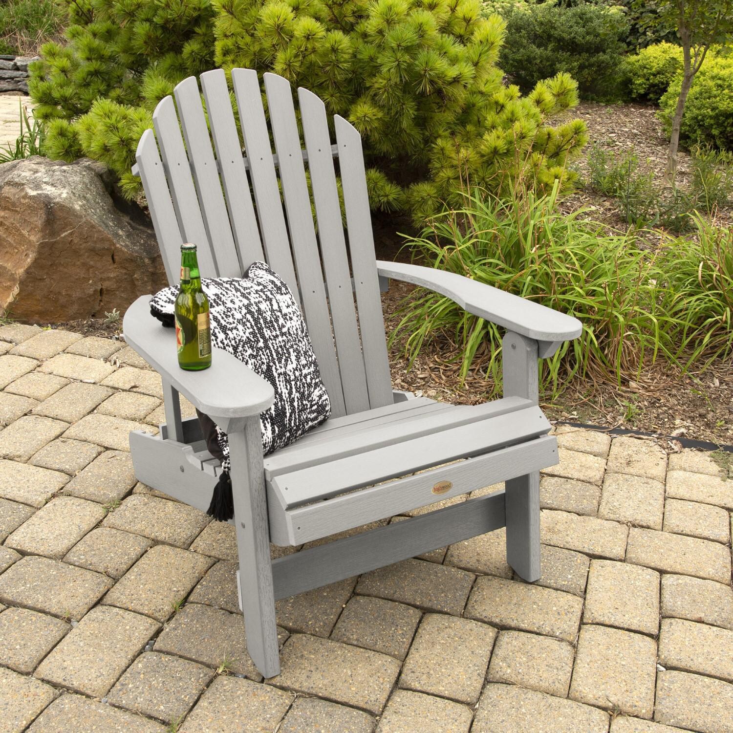 Lakeview King Dream Bay Folding & Reclining Adirondack Chair - Harbor Gray thumbnail