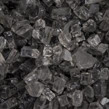 Lakeview Outdoor Designs 1/4-Inch Monochrome Gray Fire Glass - 10 Pounds image