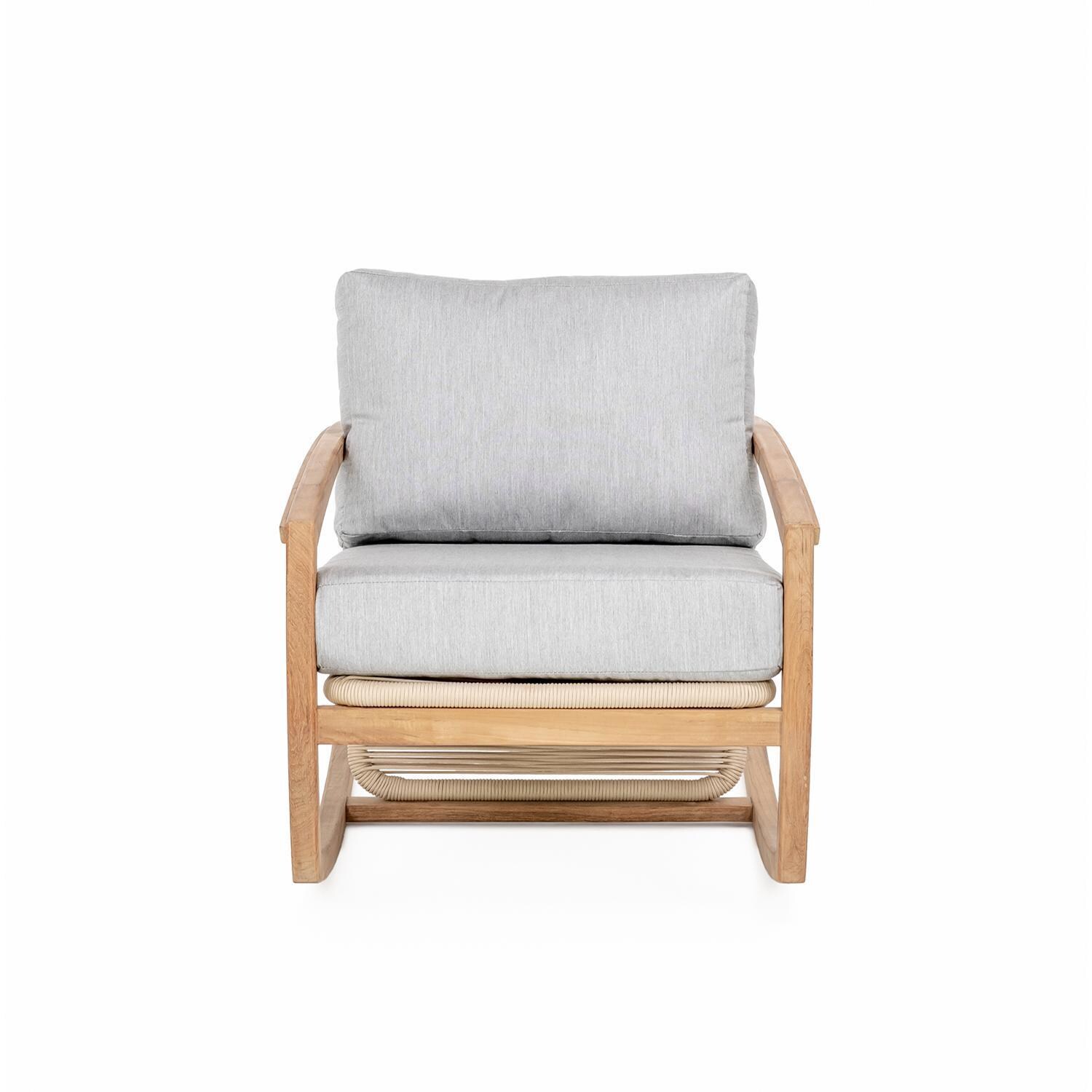 Teak + Table Capri Rocker in Granite - Granite - White Background thumbnail