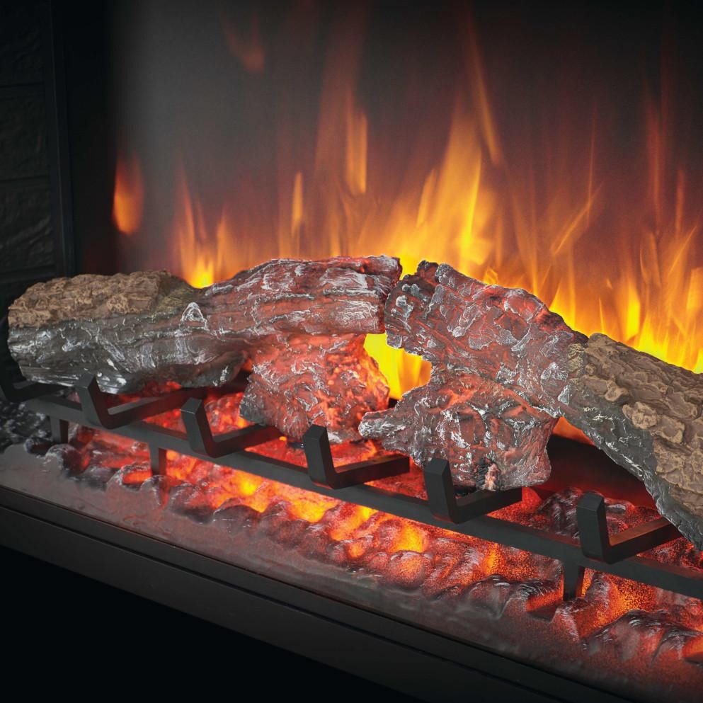 Napoleon NEFB36H-BS 36-Inch Element Built-In Electric Fireplace - Glowing Log Set thumbnail