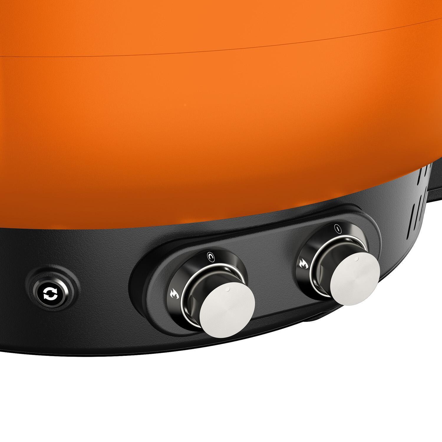 Everdure EKILN2TUSNG 2-Burner KILN Pizza Oven - Terracotta - Controls - Detail thumbnail