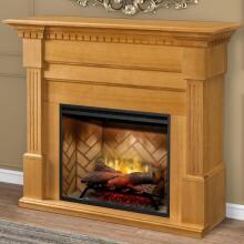 Dimplex - GDS30RBF-1801RO - Christina BuiltRite Modular 50-Inch Electric Fireplace & Mantel - Rift Oak