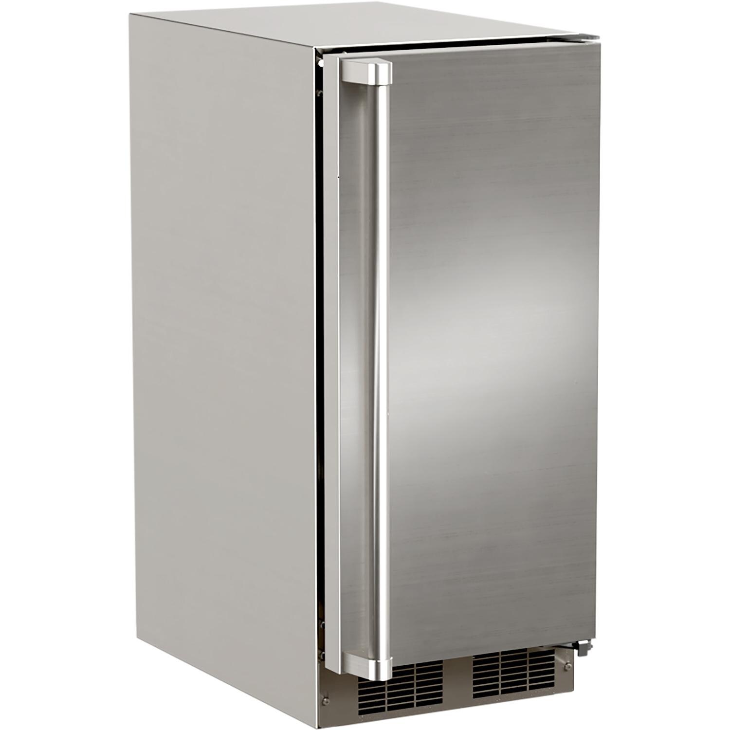 Marvel 25 Lb. 15-Inch Outdoor Rated Crescent Ice Machine - Stainless Steel - MOCR215SS01A
