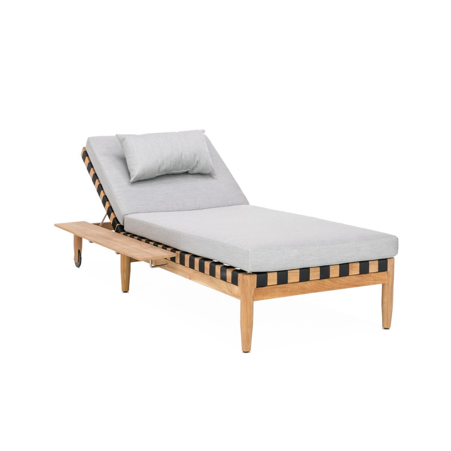 Ibiza Chaise Lounge in Granite By Teak + Table