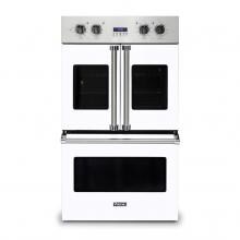 Viking Professional 7 Series 30-Inch Built-In French Door Convection Double Electric Oven - White - VDOF7301WH image