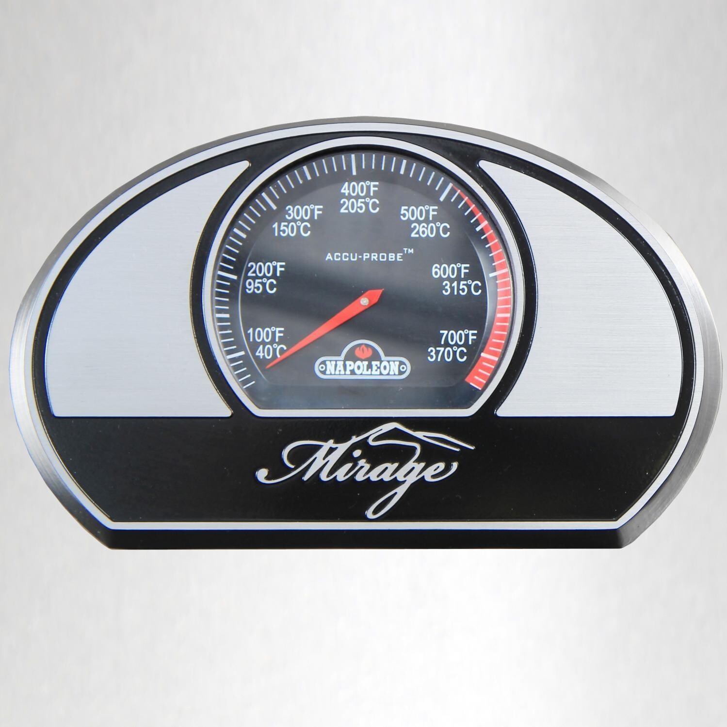 Napoleon Mirage 485 Propane Gas Grill On Cart Accu-Probe Temperature Gauge thumbnail