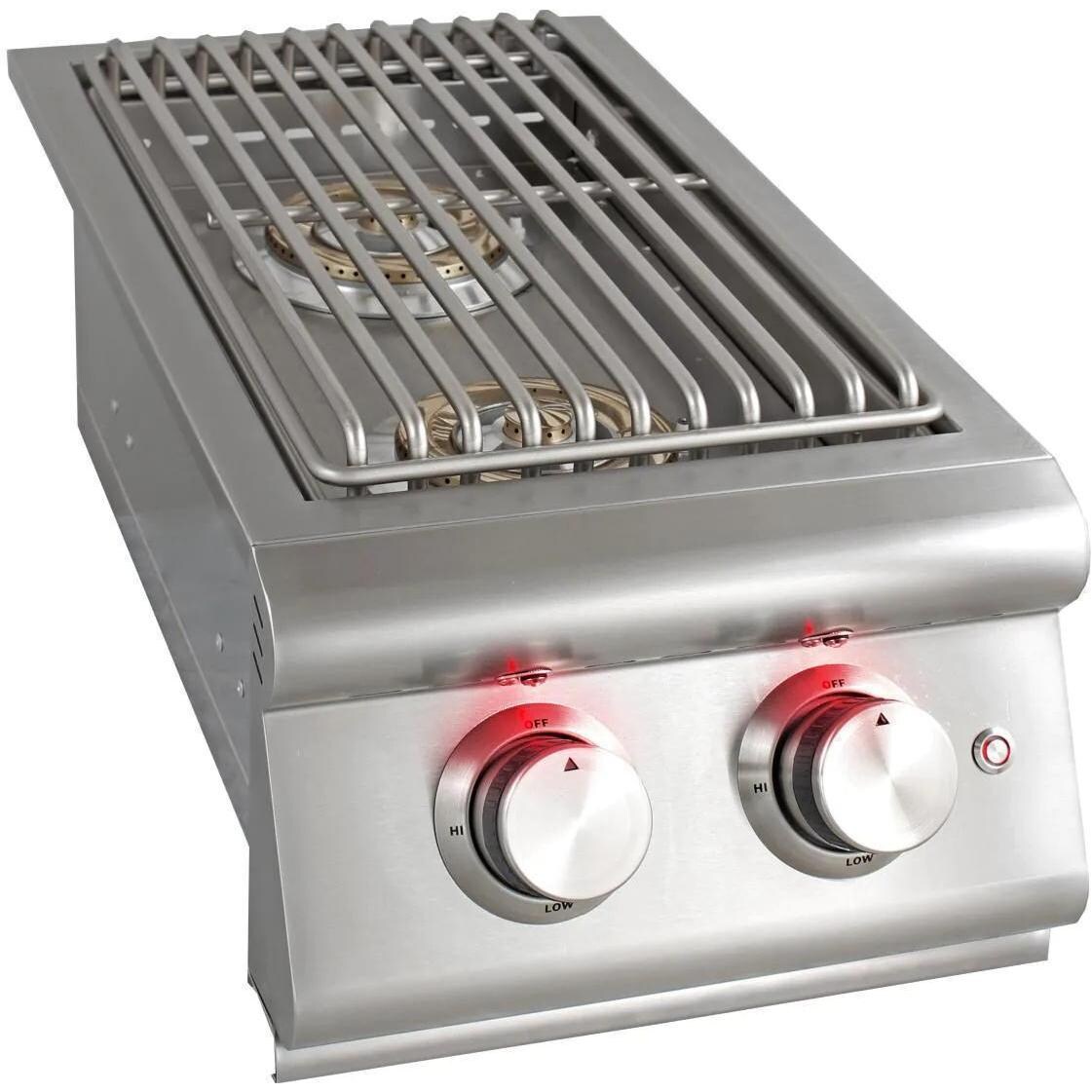 Blaze - BLZ-SB2LTE-LP - Premium LTE Built-In Propane Stainless Steel Double Side Burner W/ Lid thumbnail