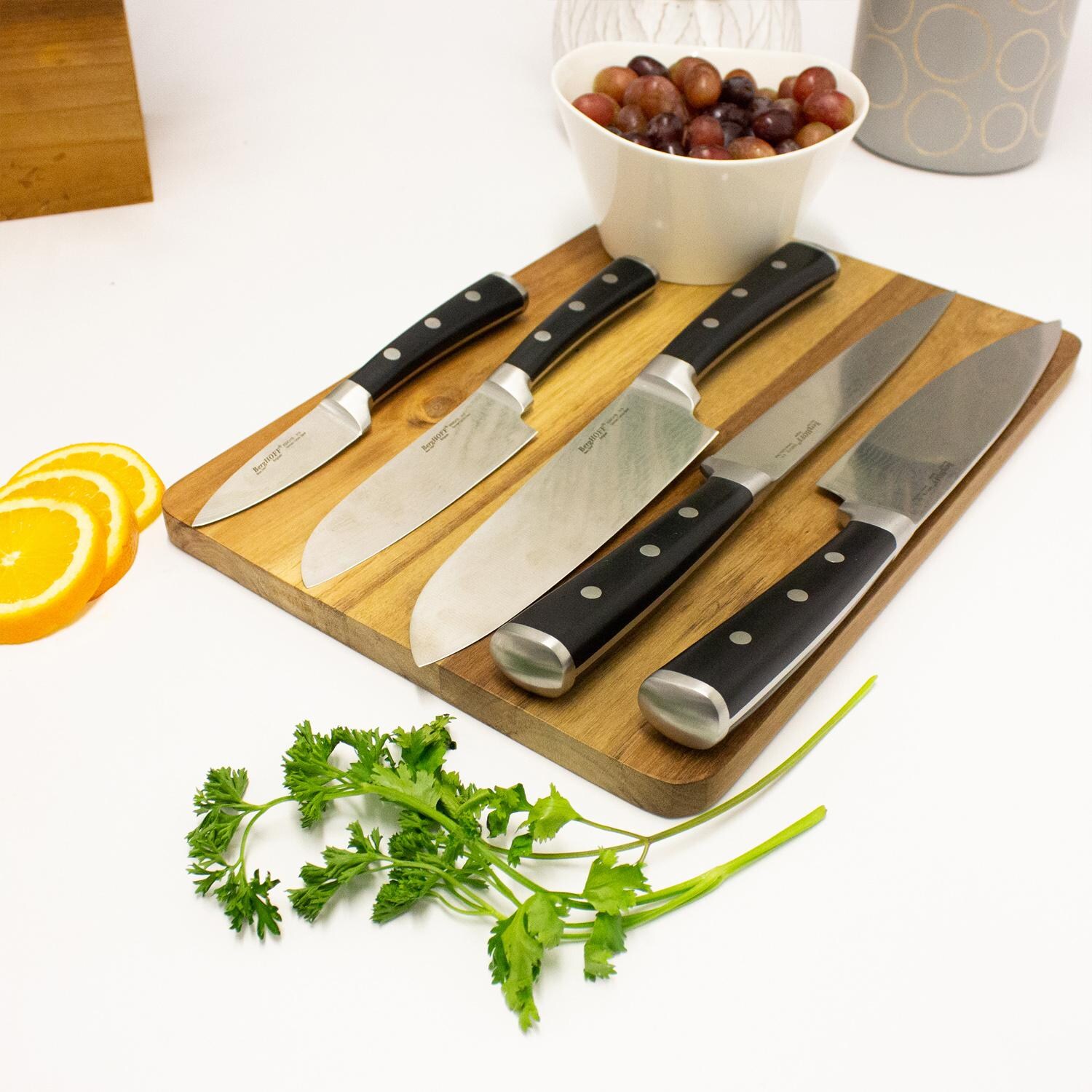 BergHOFF Antigua 7Pc Stainless Steel Cutlery Set with Wood Storage Case main image 1