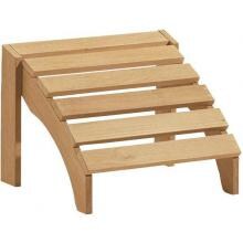 Oxford Garden Natural Shorea Adirondack Patio Footstool image
