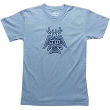 YETI Horn, Fin, & Feather T-Shirt - Carolina Blue - XL image