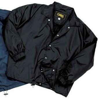 Cobra Caps Nylon Coach Windbreaker Jacket - Black