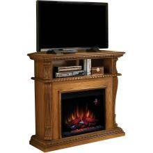 ClassicFlame Corinth 42-Inch Wall Or Corner Electric Fireplace Media Console - Premium Oak - 23EF031GRP image