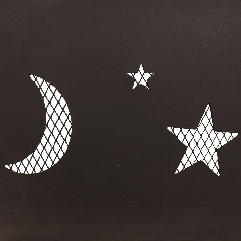 Ultimate Patio 42-Inch Steel Cosmic Wood Burning Fire Pit - Design Detail thumbnail