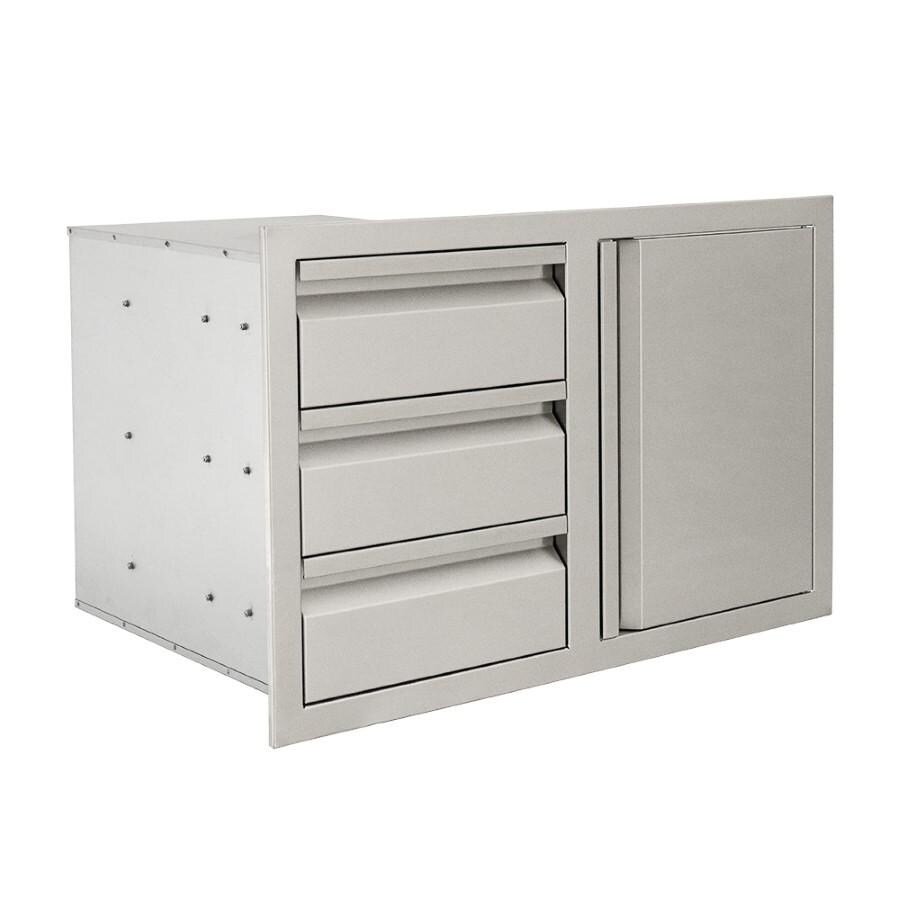 RCS VDC2 Valiant Reversible Triple Drawer & Door Combo - Angled Closed thumbnail
