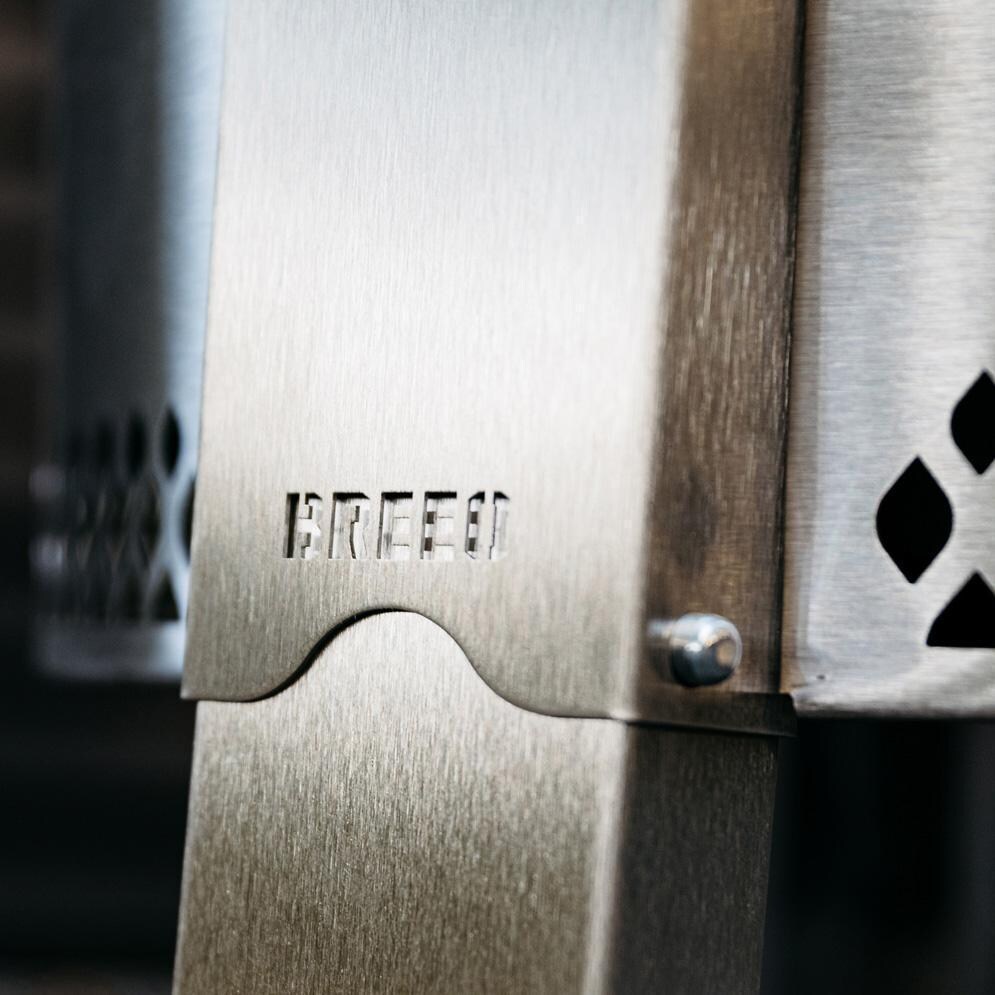 Breeo BR-YS-SS Y Series 21 Inch Portable Smokeless Round Stainless Steel Wood Burning Fire Pit - Leg - Detail thumbnail