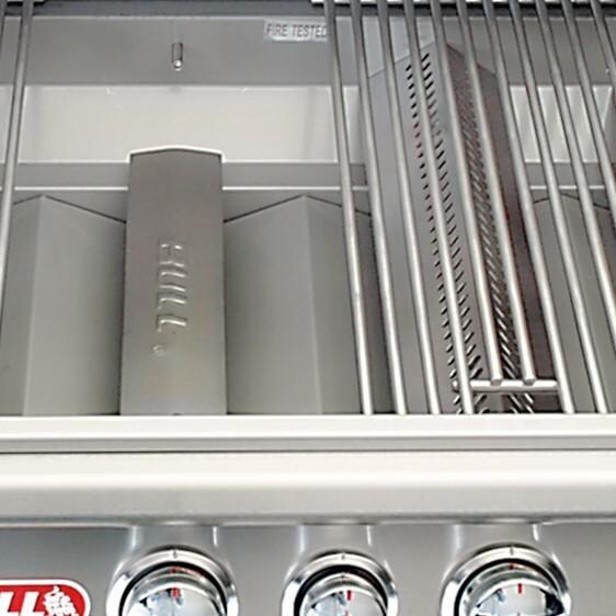 Bull 62649 Diablo 46-in 6-Burner Built-In Natural Gas Grill - Burners - Detail