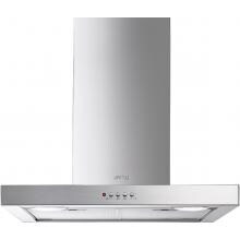 Smeg 24-Inch Wall Mount Vent Hood - Stainless - KSM24XU image