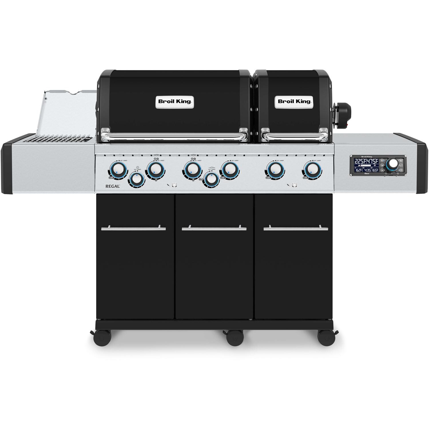 Broil King Regal Q 690 Pro IR 6 Burner Propane Grill - Black - 689244