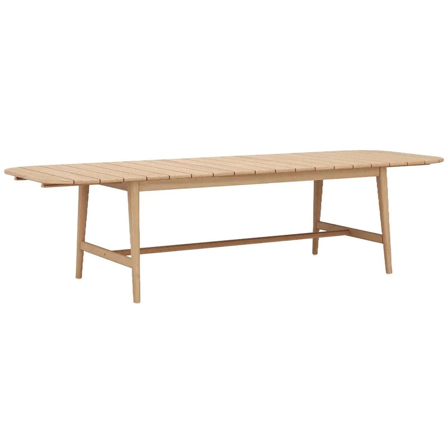 Willowlake 96 Inch Teak Extendable Dining Table by Lakeview Outdoor Designs - White Background thumbnail