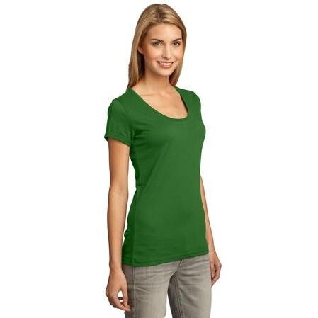 District Threads Ladies Deep Scoop T-Shirt 4XL - Kiwi