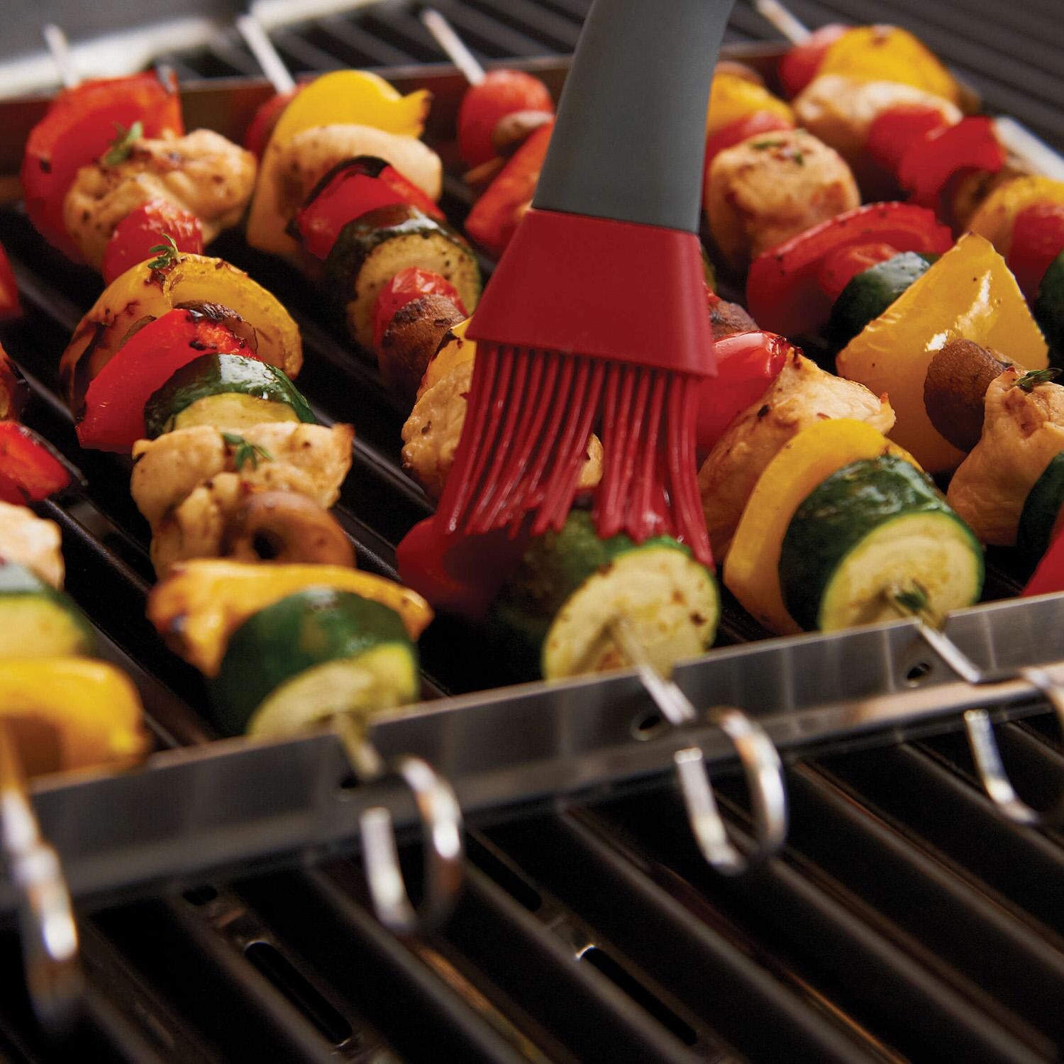 GrillPro Stainless Steel Shish-Kebab Set - 41338 - Basting - Lifestyle thumbnail