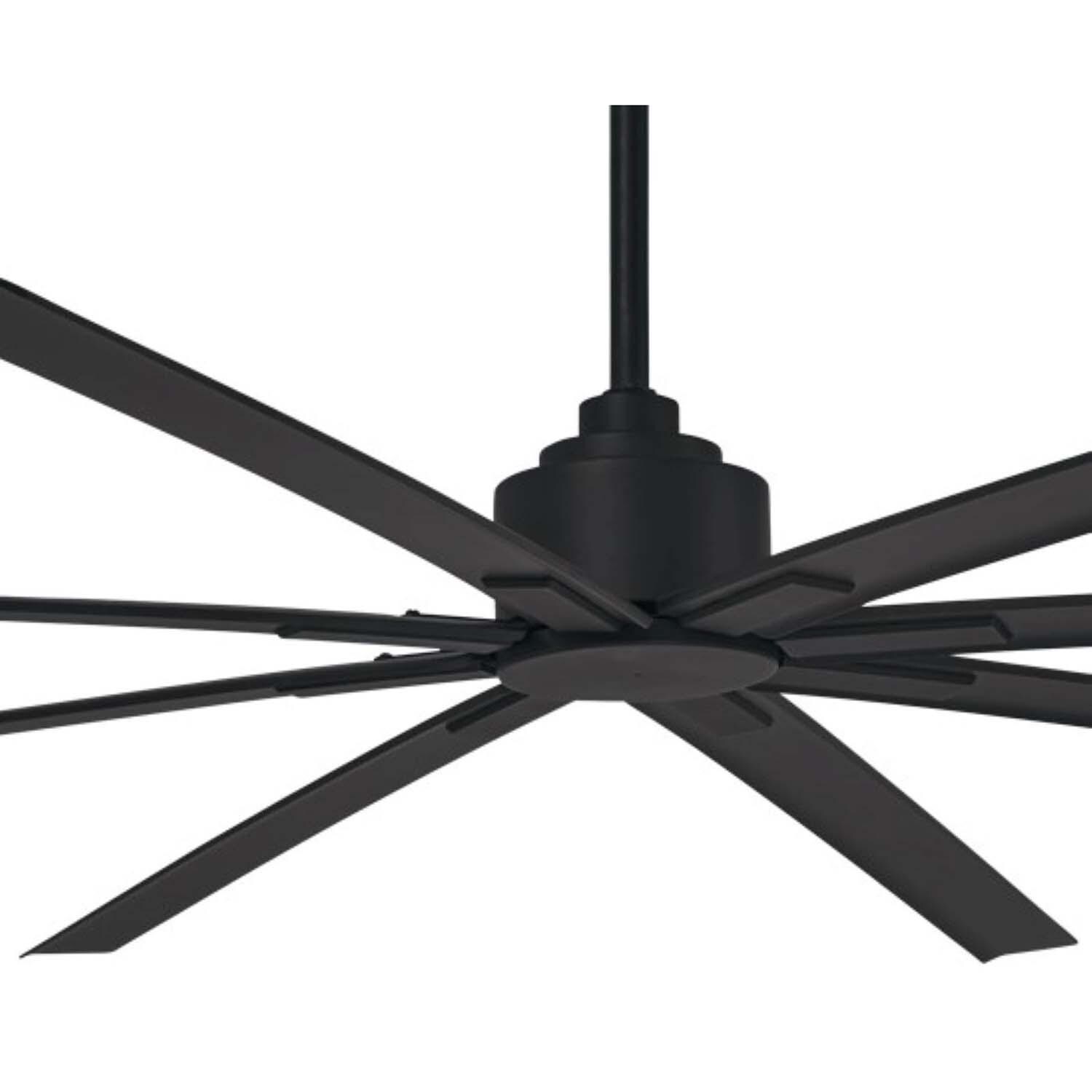 Minka-Aire F896-84-CL Xtreme H2O 84-Inch 8-Blade Ceiling Fan in Coal Finish w/ Coal Blades - Blades thumbnail