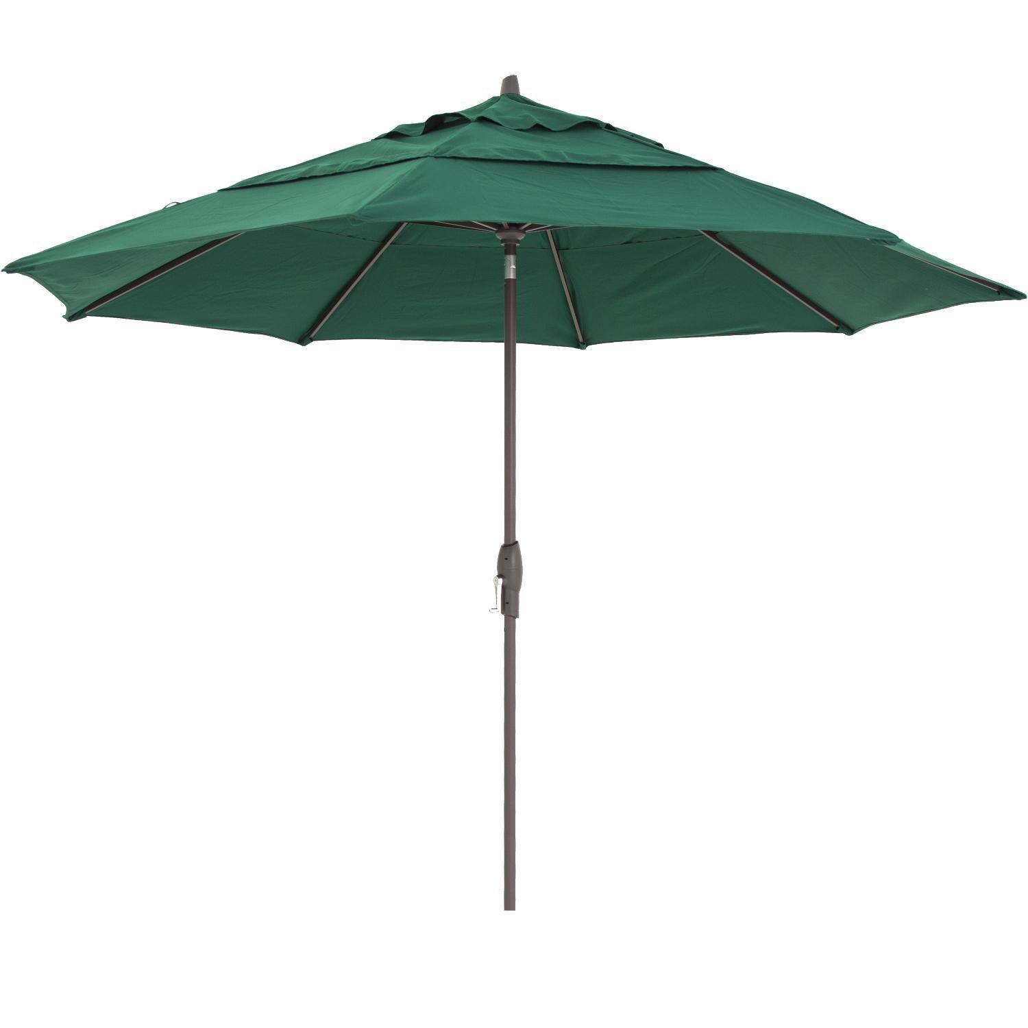 Treasure Garden 11 Ft. Octagonal Aluminum Auto Tilt Patio Umbrella W