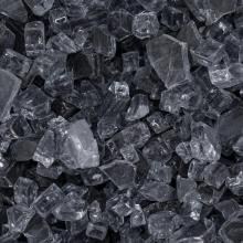 Lakeview Outdoor Designs 1/4-Inch Storm Gray Fire Glass - 70 Pounds