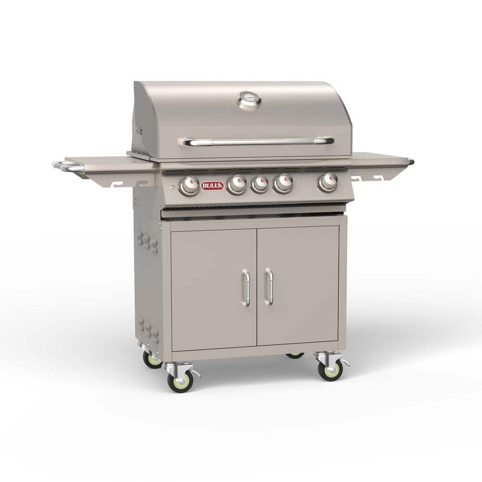 Bull 55000 Brahma 38-in 5-Burner Propane Gas Grill Cart - White Background thumbnail