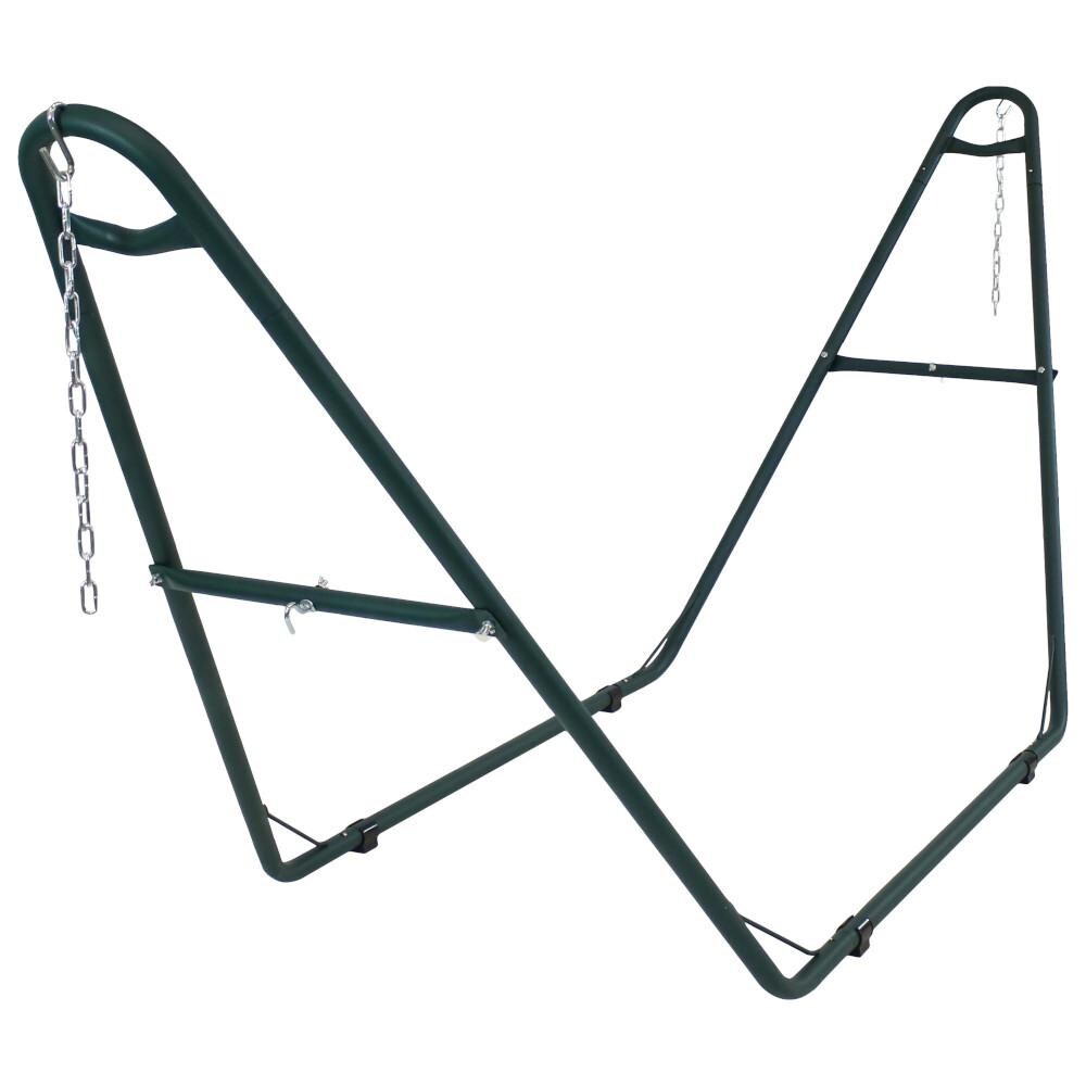 Sunnydaze Decor Steel Universal Multi-Use Hammock Stand - Green - HH-MHS-Green image