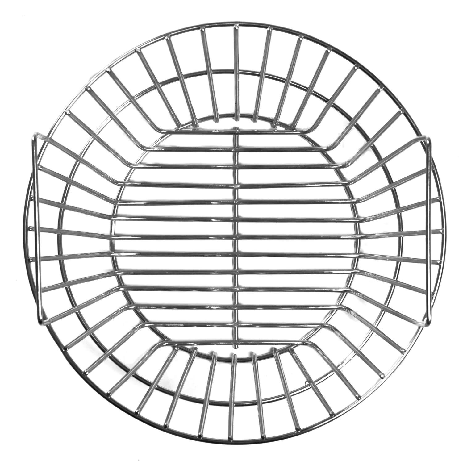 BBQGuys Signature BBQ-CAB-14-SS Charcoal Basket For 18-Inch Kamado Grills - Top View thumbnail