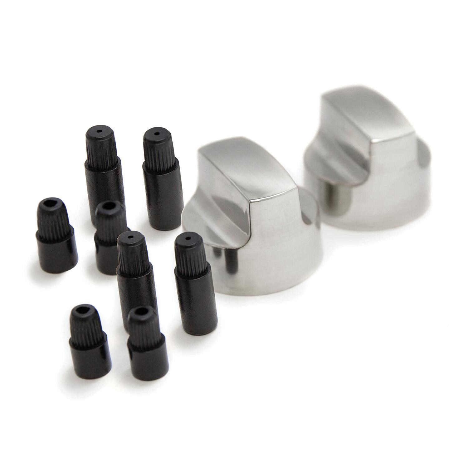 GrillPro Universal Chrome Knobs - 2 Pack