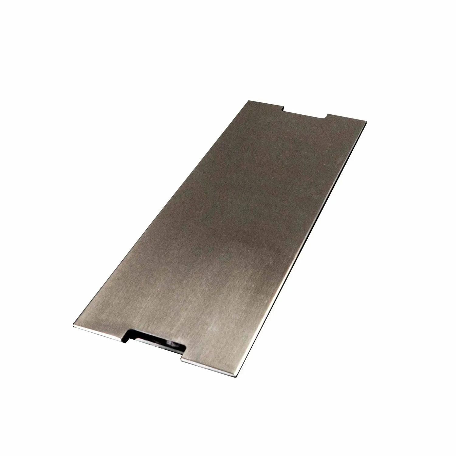 Glenwood Rectangular Stainless Steel Burner Cover by Lakeview Outdoor Designs - White Background thumbnail