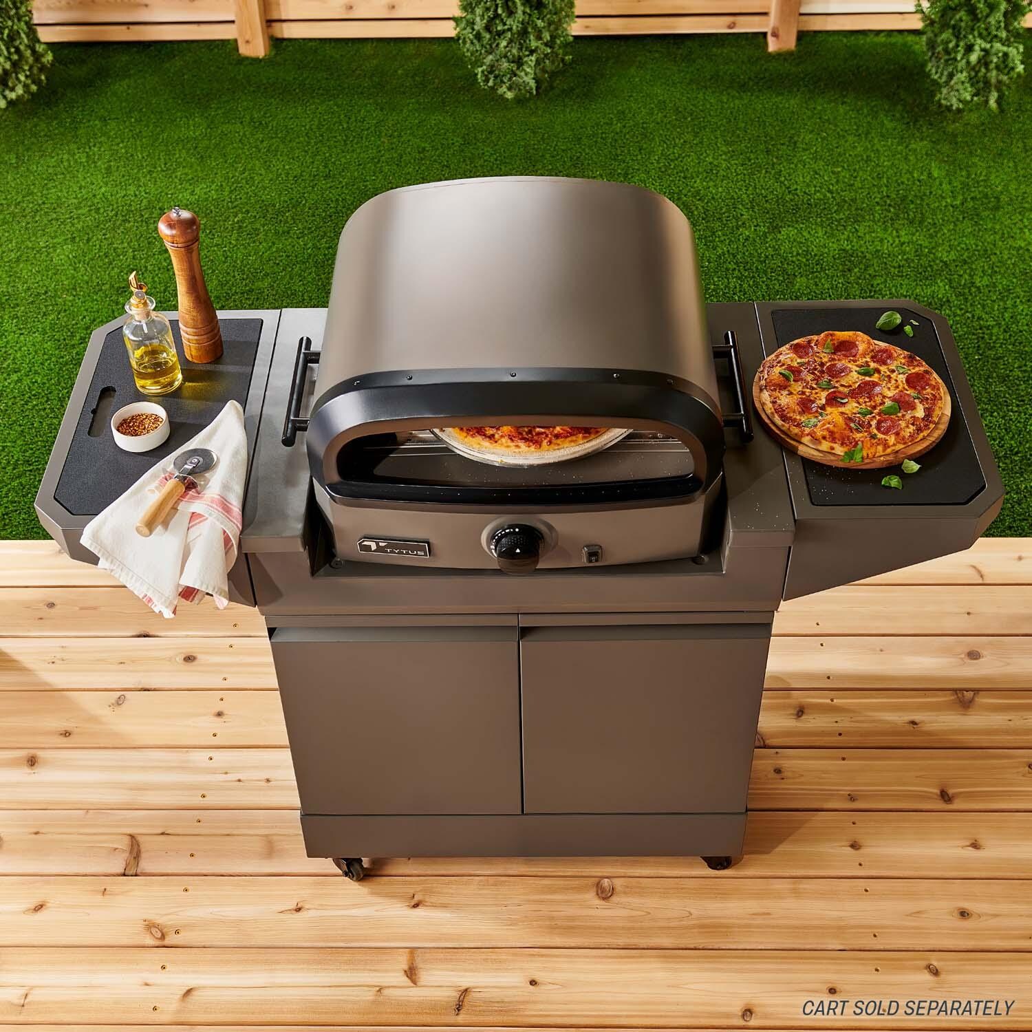 TYTUS TDT-GHS-GPZA Emberwood Propane Pizza Oven - Top View - Lifestyle thumbnail