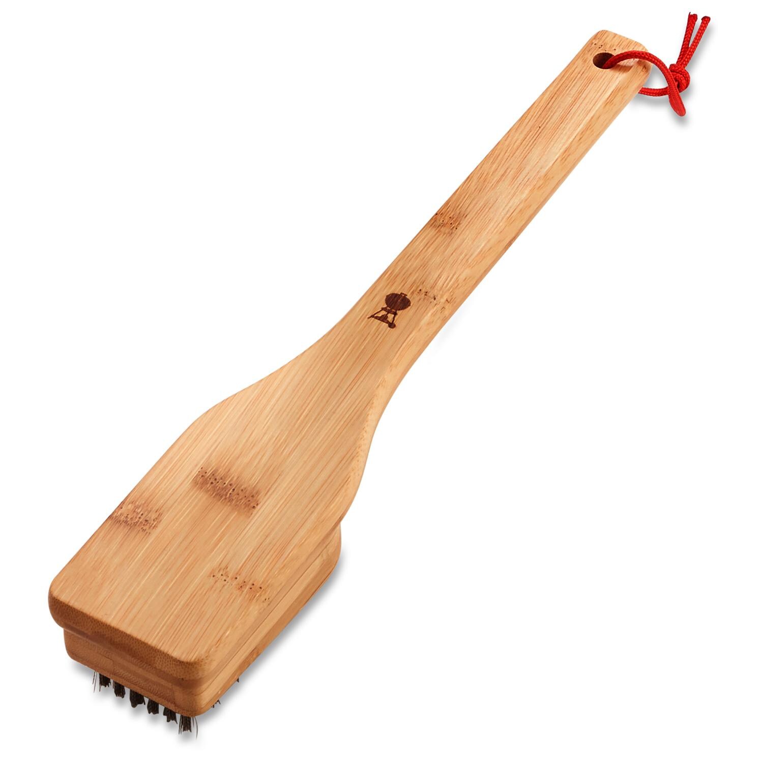 Weber 6275 12-Inch Bamboo Grill Brush - Brush Backside View thumbnail