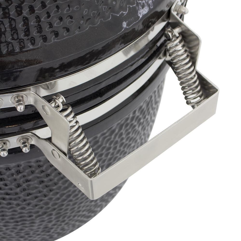 Coyote C1CHCS Asado Ceramic Grill - Lid Hinge Detail View thumbnail