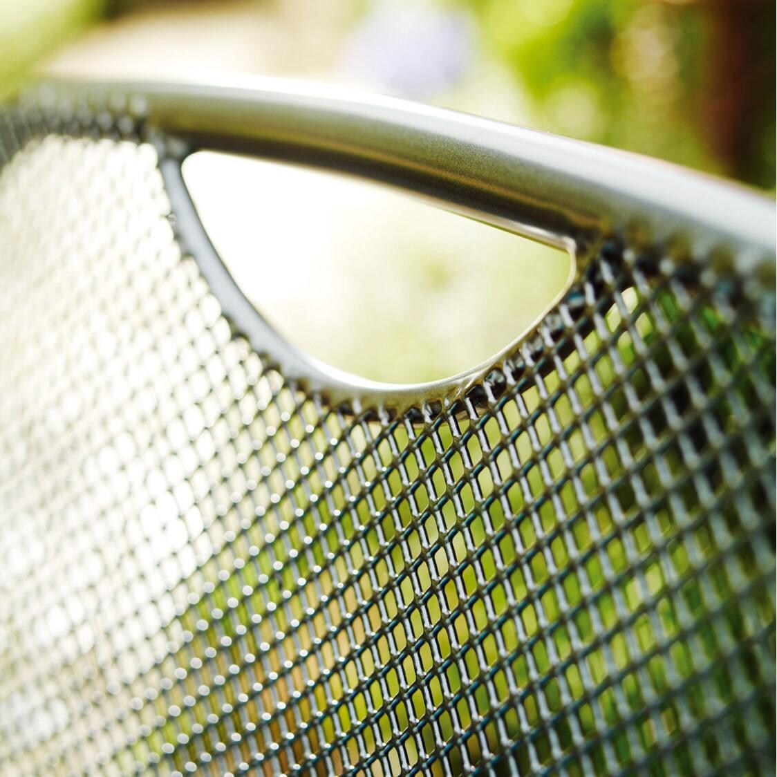 Kettler Monte Carlo Steel Spring Rocker Patio Dining Arm Chair - Mesh Detail thumbnail