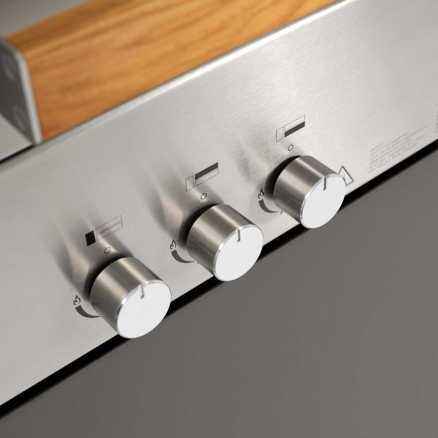 Flammkraft 1030973 Model D Natural Gas Grill - Deep Umbra - Knobs - Detail thumbnail