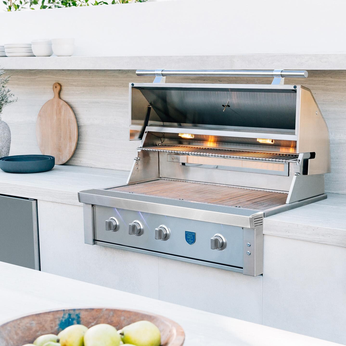 American Made Grills Estate 42-Inch Grill EST42-NG - Natural Gas - Outdoor Kitchen - Lifestyle thumbnail