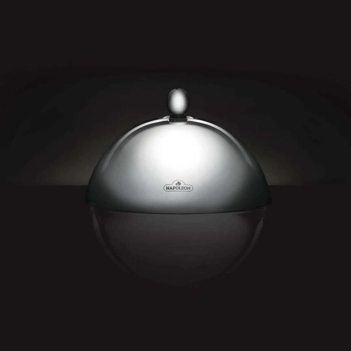 Napoleon 56039 Stainless Steel Cooking Dome - Side View - White Background thumbnail