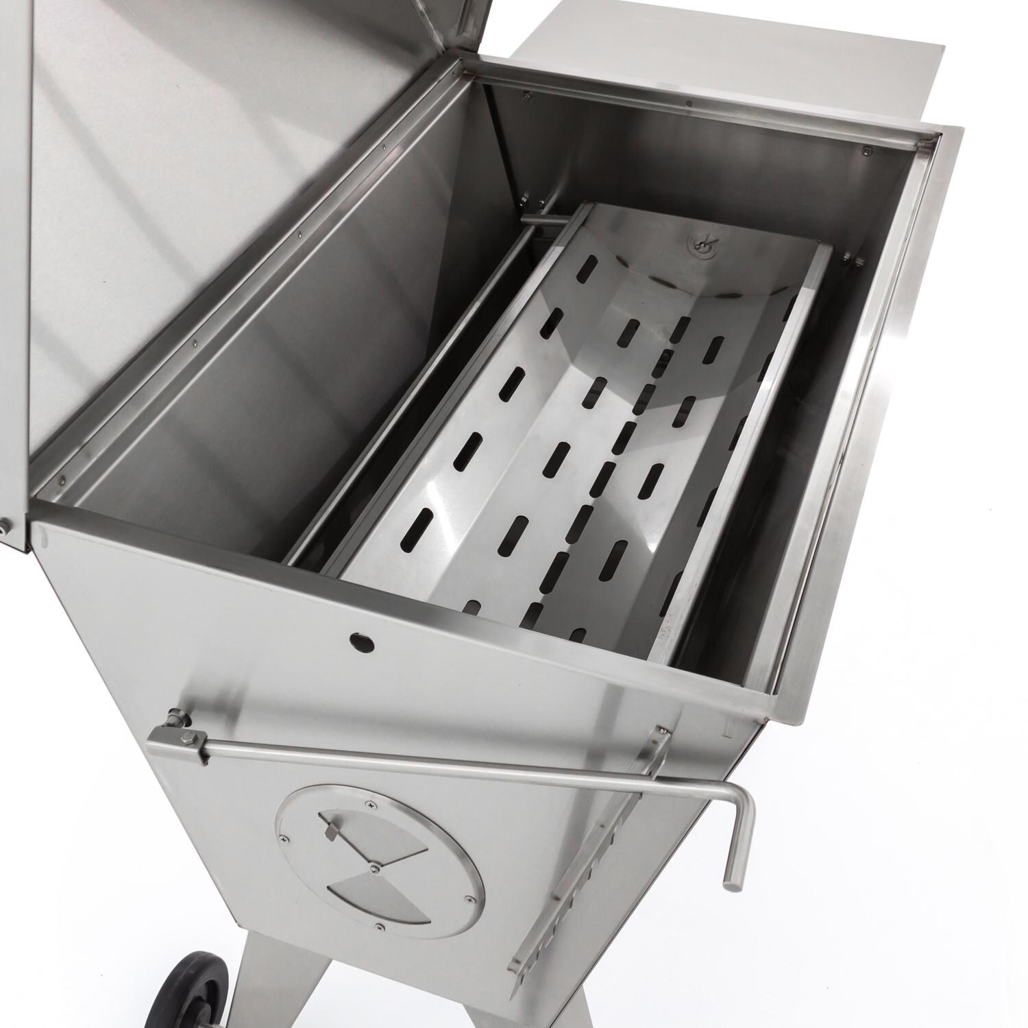 Cajun Grill Super 50-Inch Charcoal BBQ Grill - Adjustable Charcoal Tray - Highest Setting thumbnail