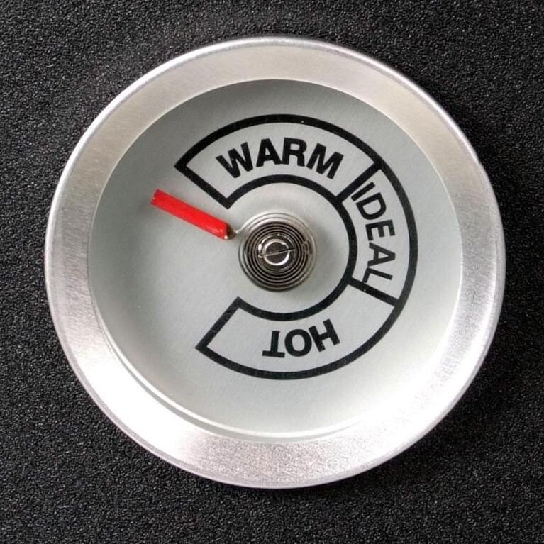 Meco Charcoal Water Vertical BBQ Meat Smoker - Black - Temperature Gauge thumbnail