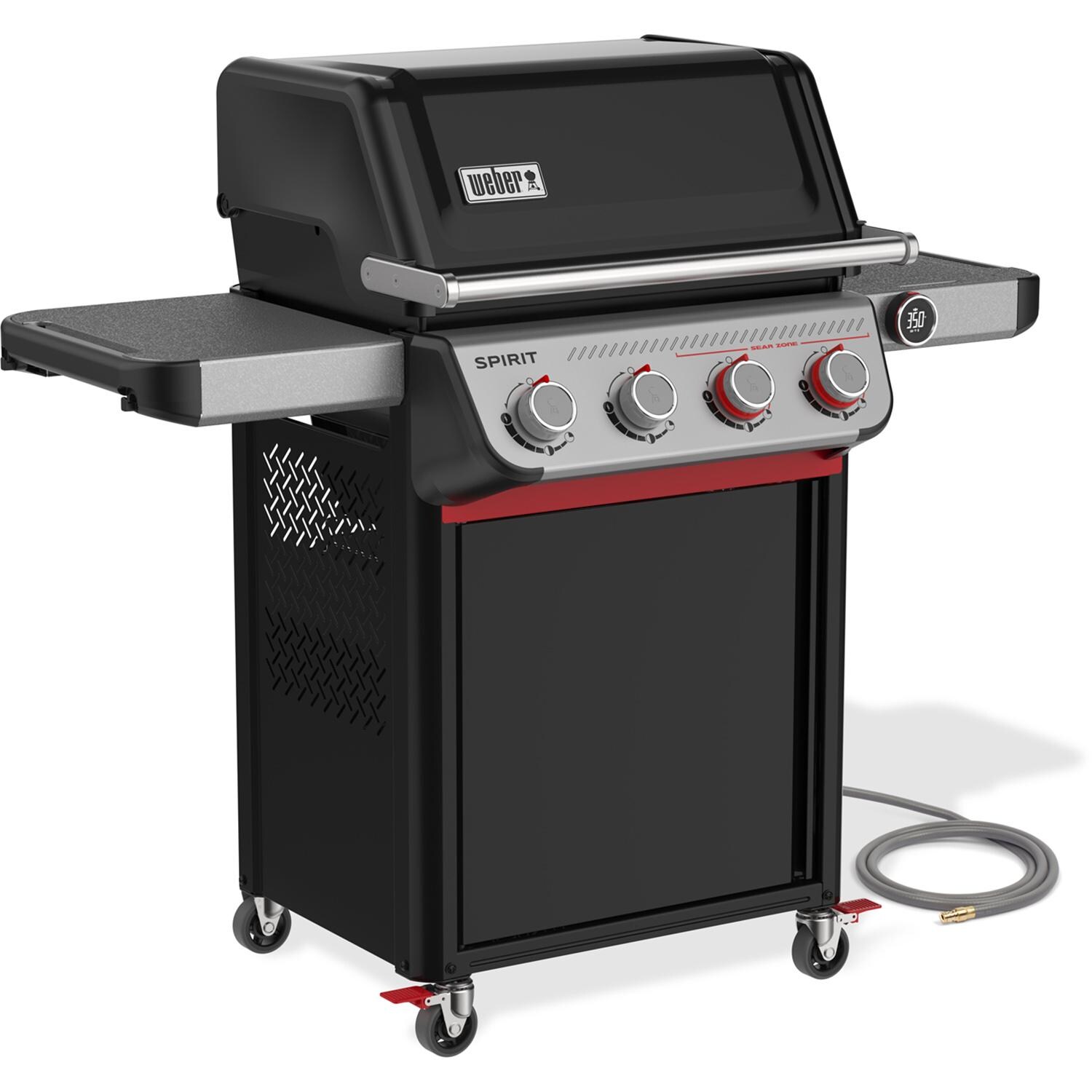 Weber Spirit EX-425C Smart Natural Gas Grill - Black - 1502071 - Angled Left - White Background thumbnail