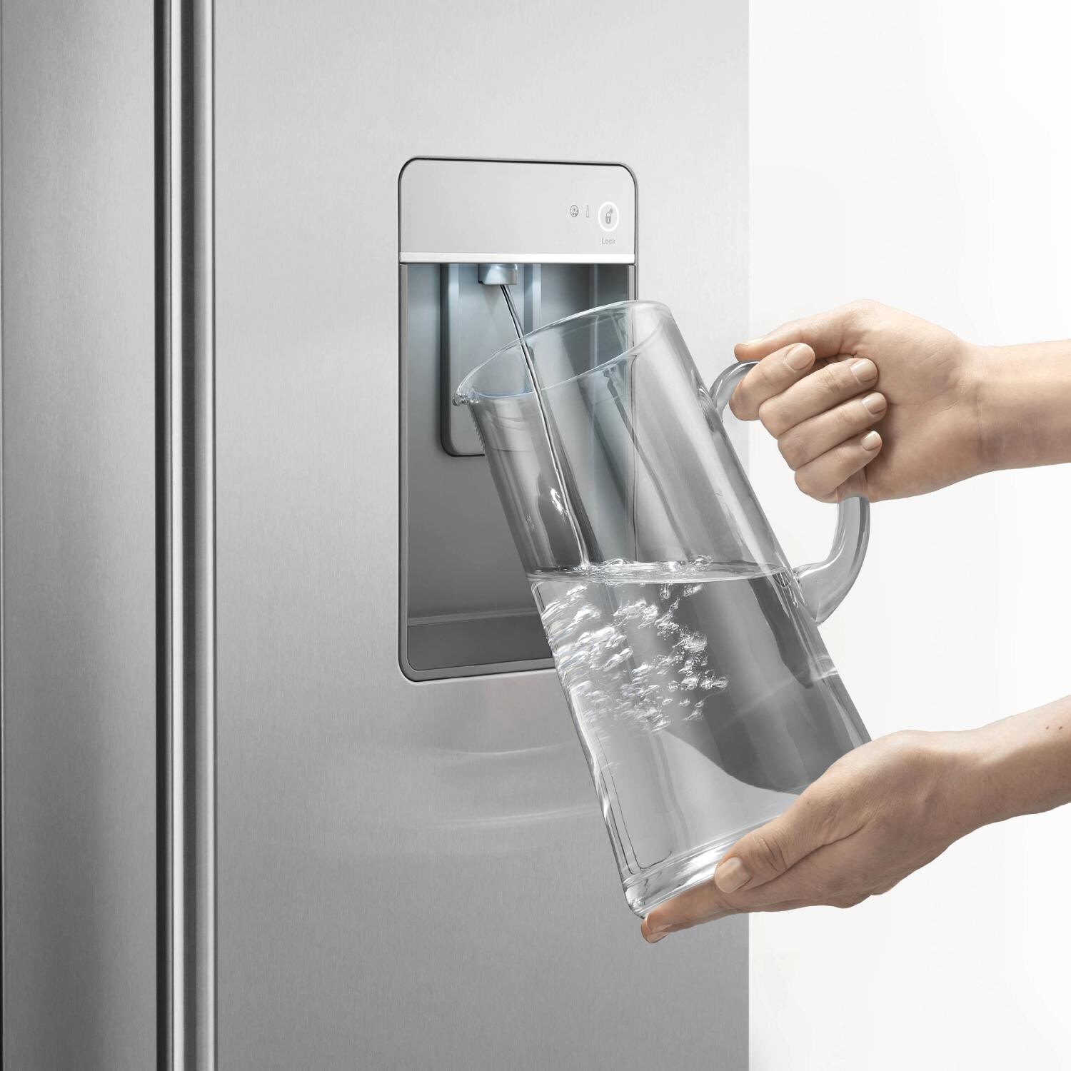 Fisher Paykel Professional 36-Inch Wide 70-Inch Tall Freestanding French Door Refrigerator - Water Dispenser thumbnail