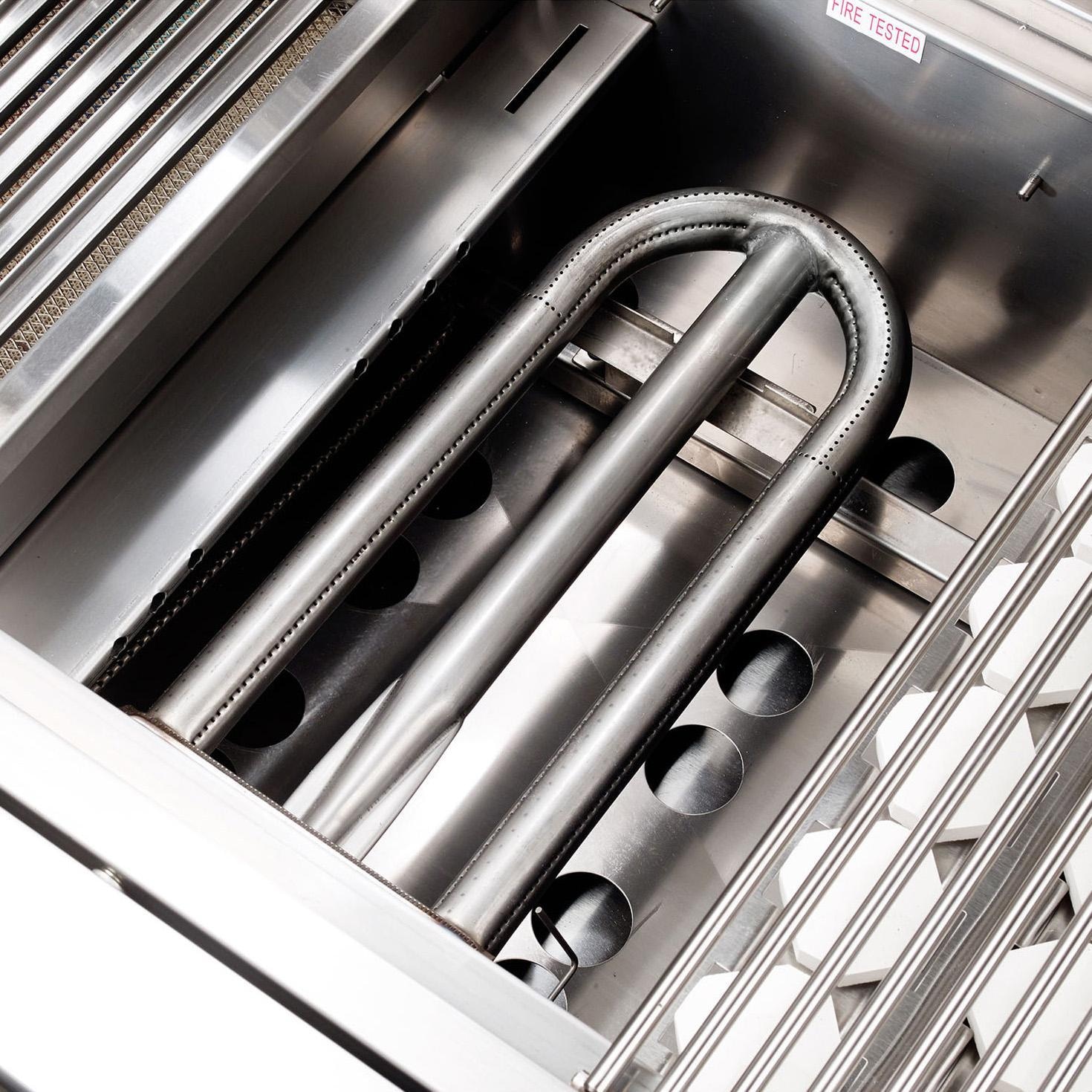 Vintage VBQ42G-L-2-KIT 42 Inch Liquid Propane Gas Grill with Deluxe Cart - Burner - Detail thumbnail