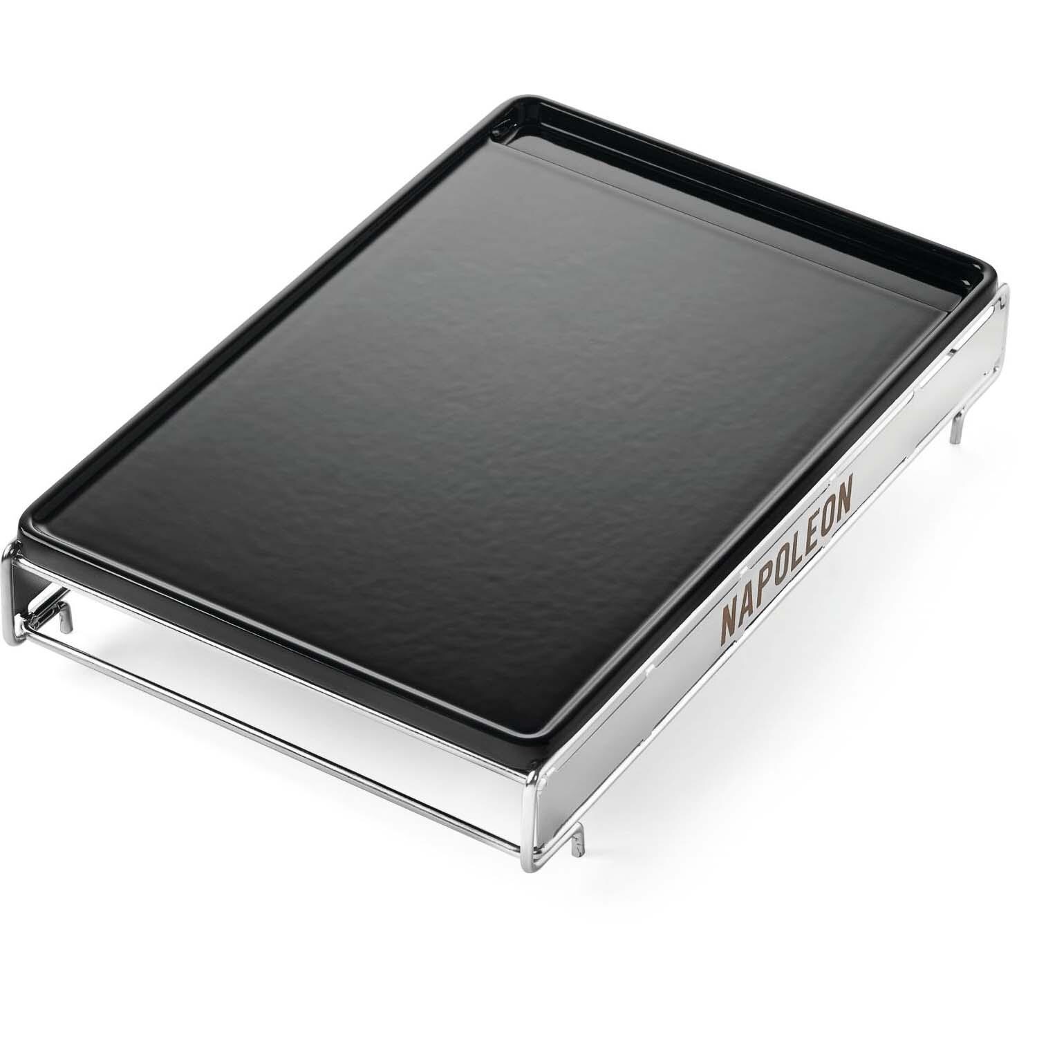 Napoleon 56082 Cast Iron Griddle for SIZZLE ZONE - Large - Angled View - White Background thumbnail