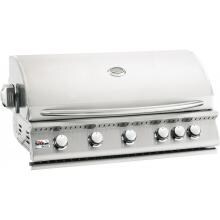 Summerset Sizzler 40-Inch 5-Burner Built-In Natural Gas Grill With Rear Infrared Burner - SIZ40-NG