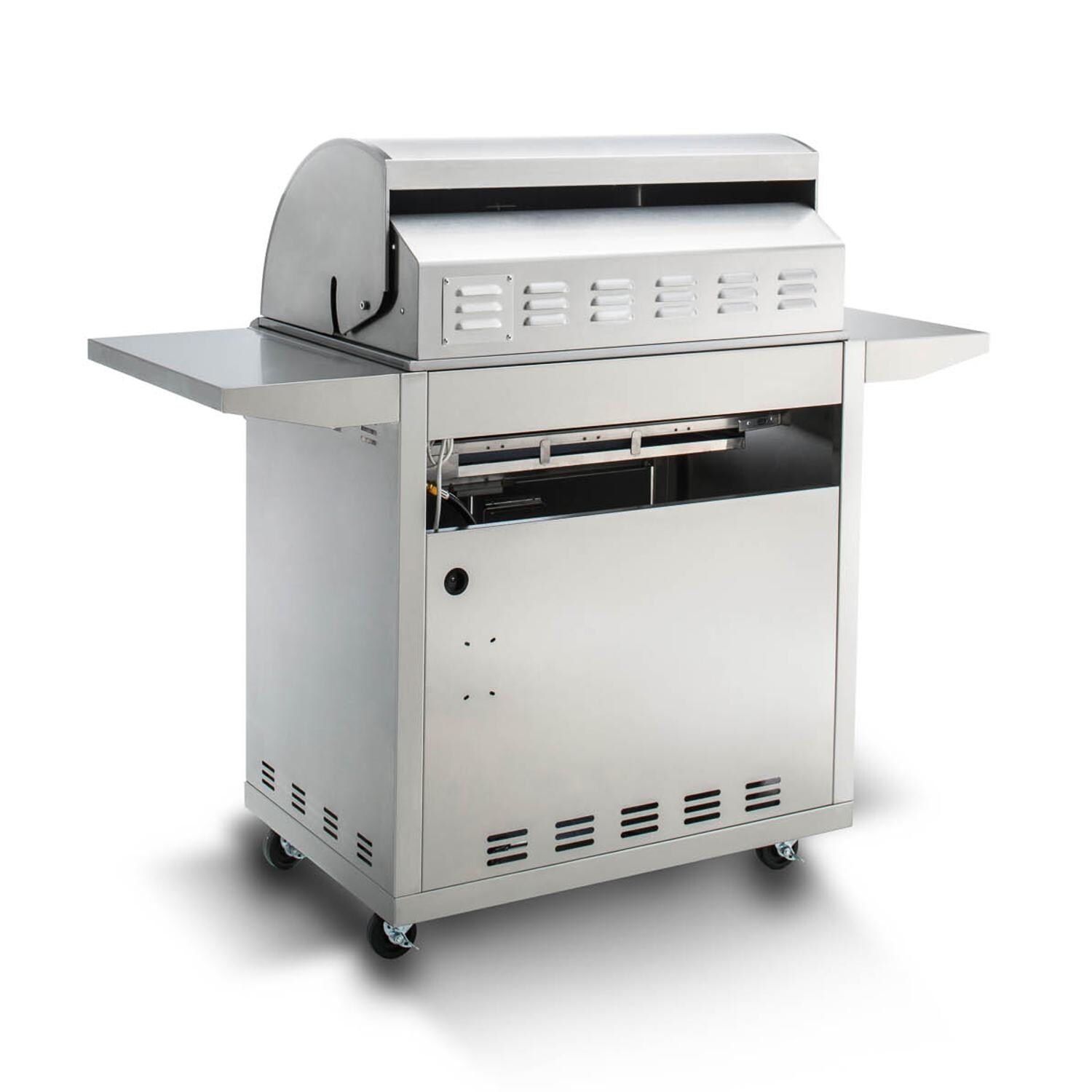 Blaze - BLZ-4LTE2-LP - Premium LTE 32-Inch 4-Burner Freestanding Propane Gas Grill - Rear View thumbnail